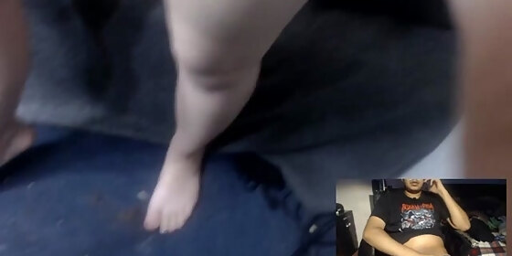 tiffany foot joi on skype